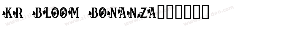 KR Bloom Bonanza字体转换